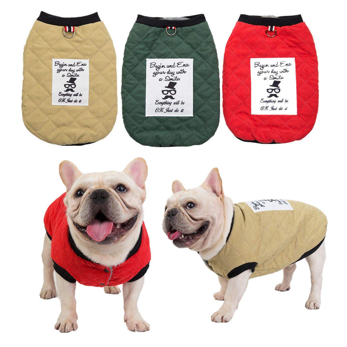 High Quality Autumn Cotton Coat Designer Cheap Customizable Winter Cloth For Dogs