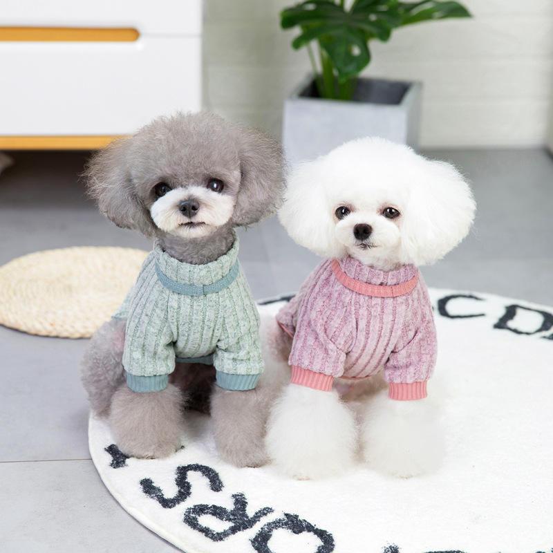 Comfortable Cute Soft Flannel Weather Dog Clothes Puppy Apparel Sweaters Shirt Coat Jacket