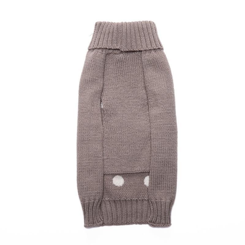 Turtleneck Warm Fashion Brand Custom Luxury Cute Dog Clothes Pet Sweater