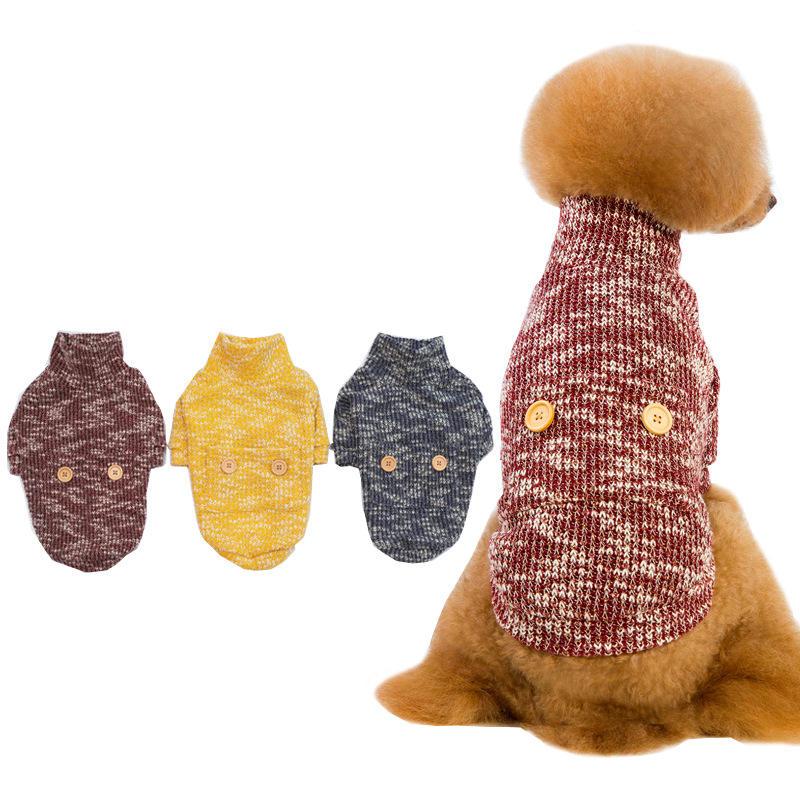 Wholesale High Neck Pet Winter Warm Dog Clothes