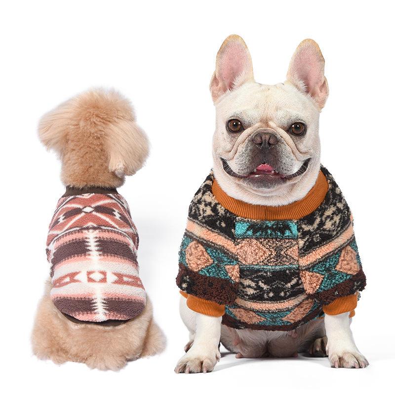 Thickening Autumn And Winter Dog Custom Clothes Pet Supplies Fashion Dog Clothes