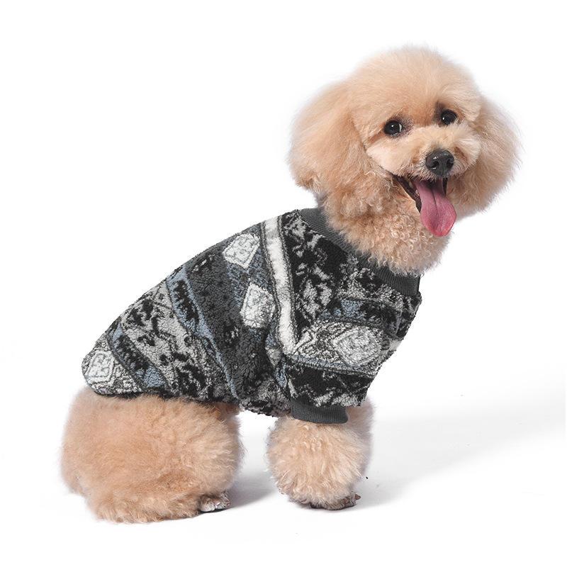 Thickening Autumn And Winter Dog Custom Clothes Pet Supplies Fashion Dog Clothes