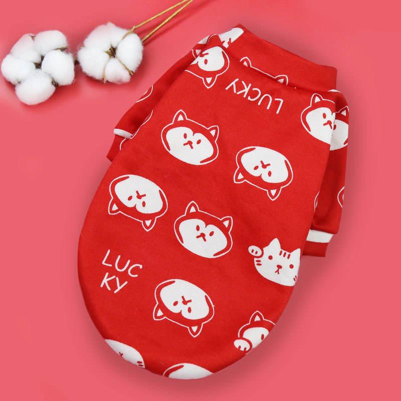 New Product Wholesale Pet Cartoon Clothes Cute Lovely Dog Cloth Pet