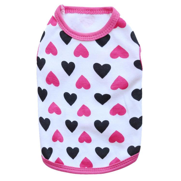 Wholesale Hot Selling Cute Puppy Vest Teddy Cat Pet Clothes Cat Dog Clothes Summer