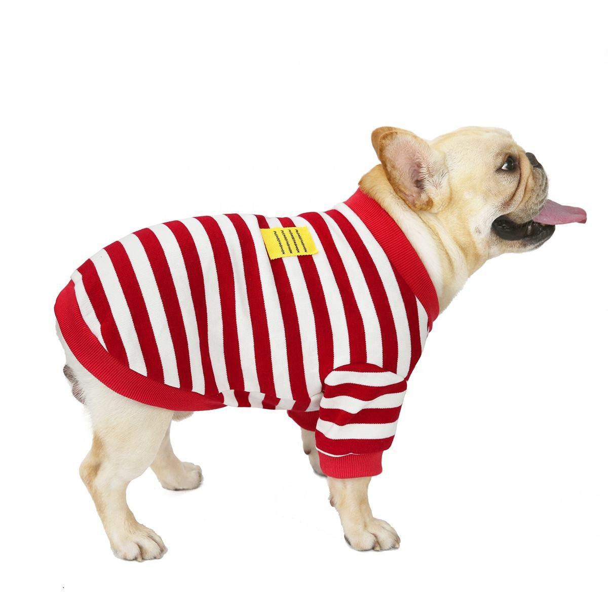 Fashion Hot Sale Stripe Cheap Custom Dog Hoodie Wholesale Dog Clothes