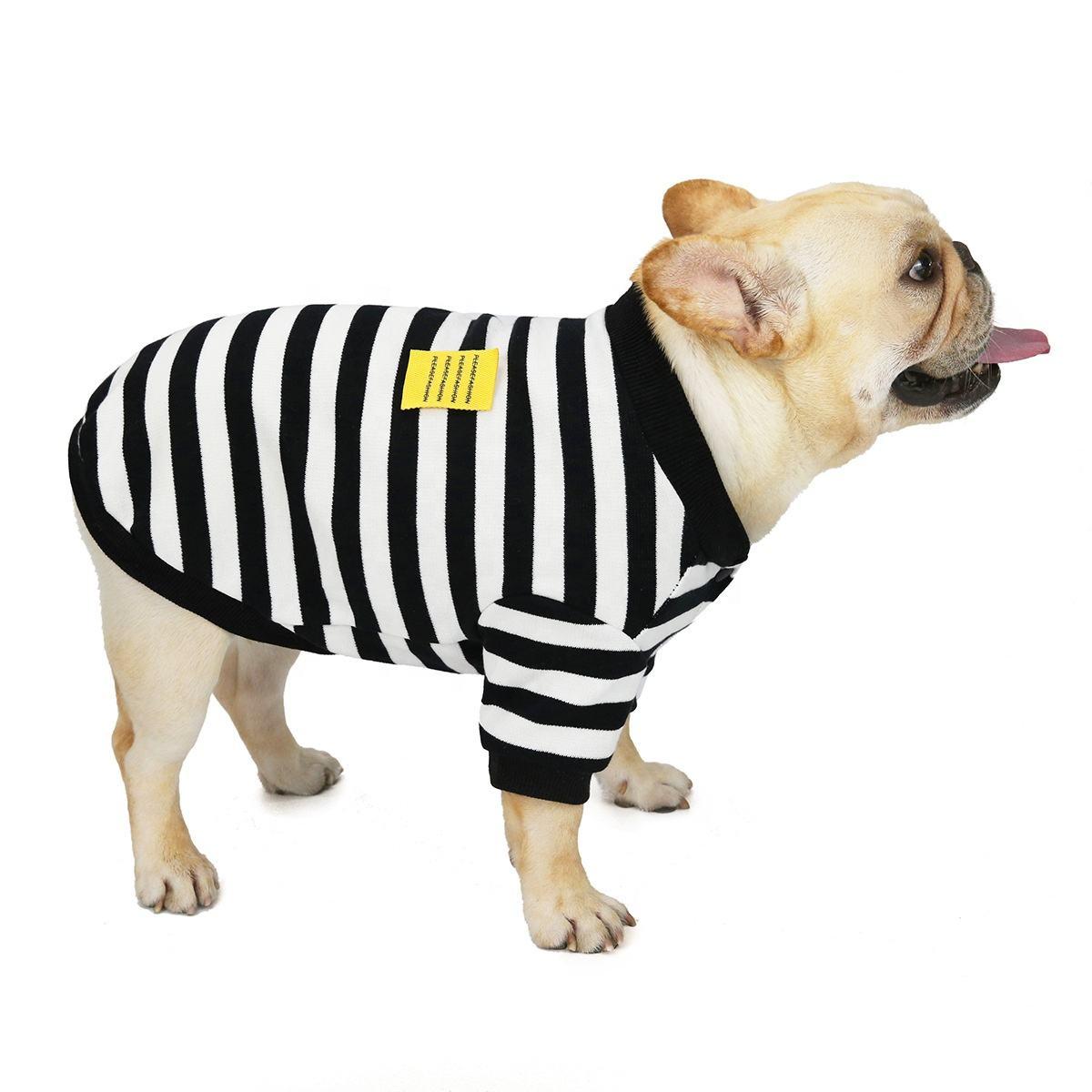 Fashion Hot Sale Stripe Cheap Custom Dog Hoodie Wholesale Dog Clothes