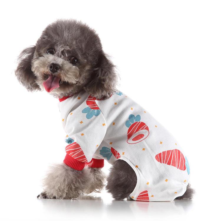 Pet Clothes Wholesale Cute Designer Pajamas Small Dog Warm Autumn Winter Clothes