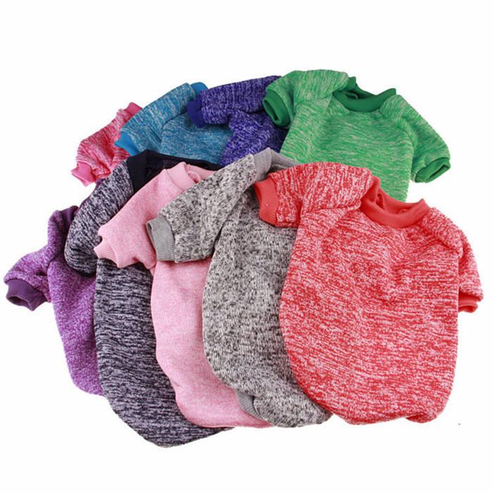 Wholesale Classical Multicolor Soft Cotton Pet Dog Clothes For Cats