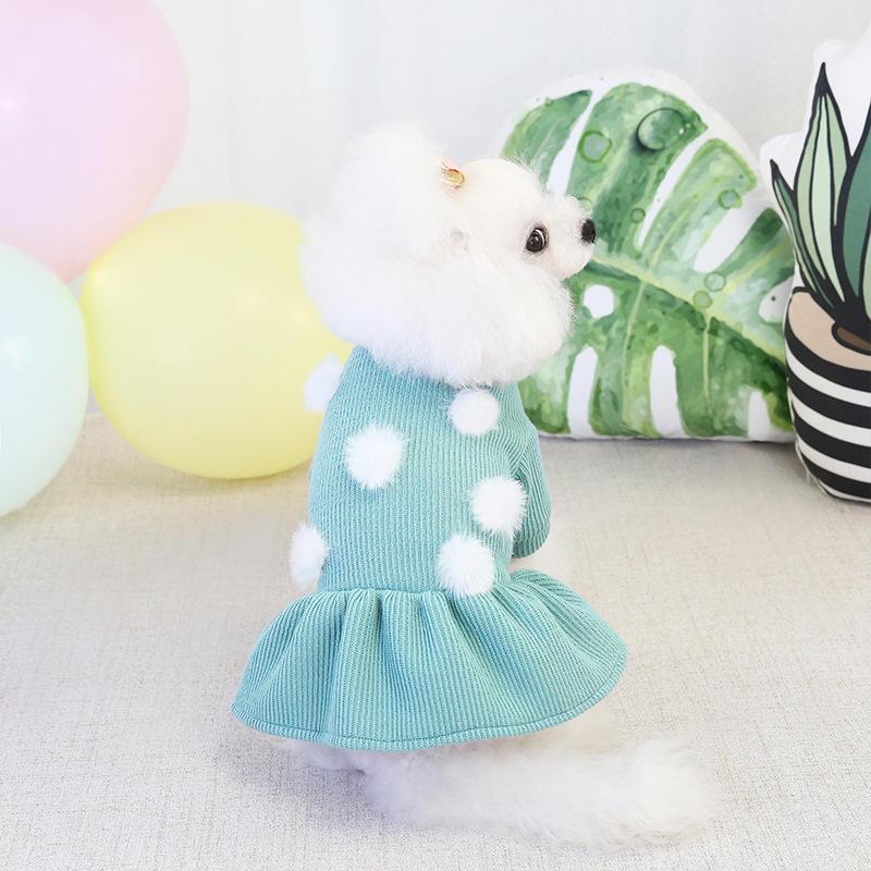 Cute New Arrival Pet Dog Skirt High Quality Warm Dog Cat Clothes