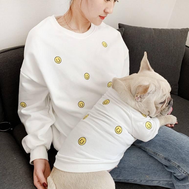 Wholesale Fashion Matching Owner And Pet French Bulldog Clothes