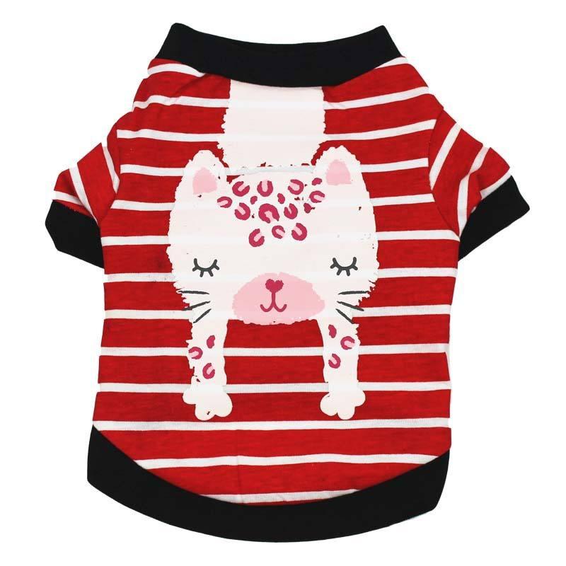 New Fashion Pet Dog Cat Cartoon Clothing Apparel Wholesale Pet Clothes Outfits Supplies Apparel Pet Dress Dog Clothes