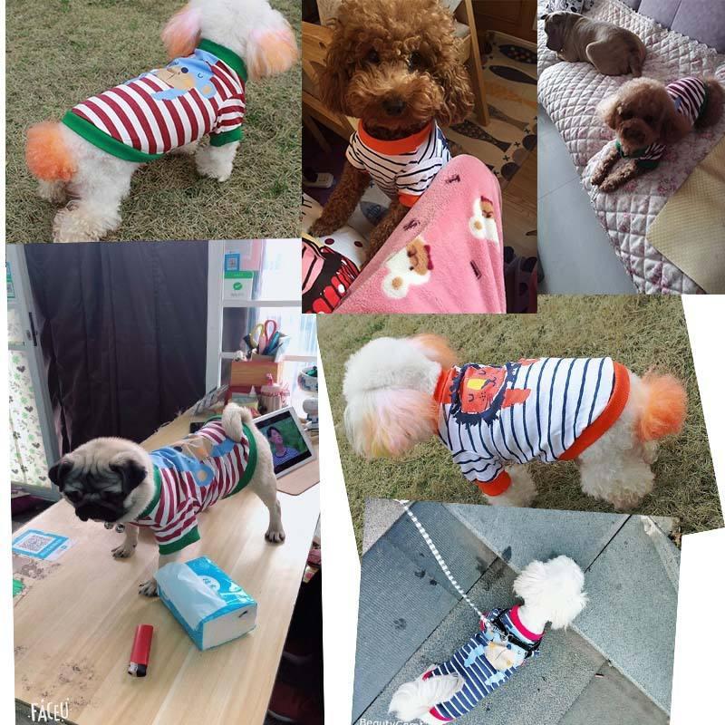 New Fashion Pet Dog Cat Cartoon Clothing Apparel Wholesale Pet Clothes Outfits Supplies Apparel Pet Dress Dog Clothes