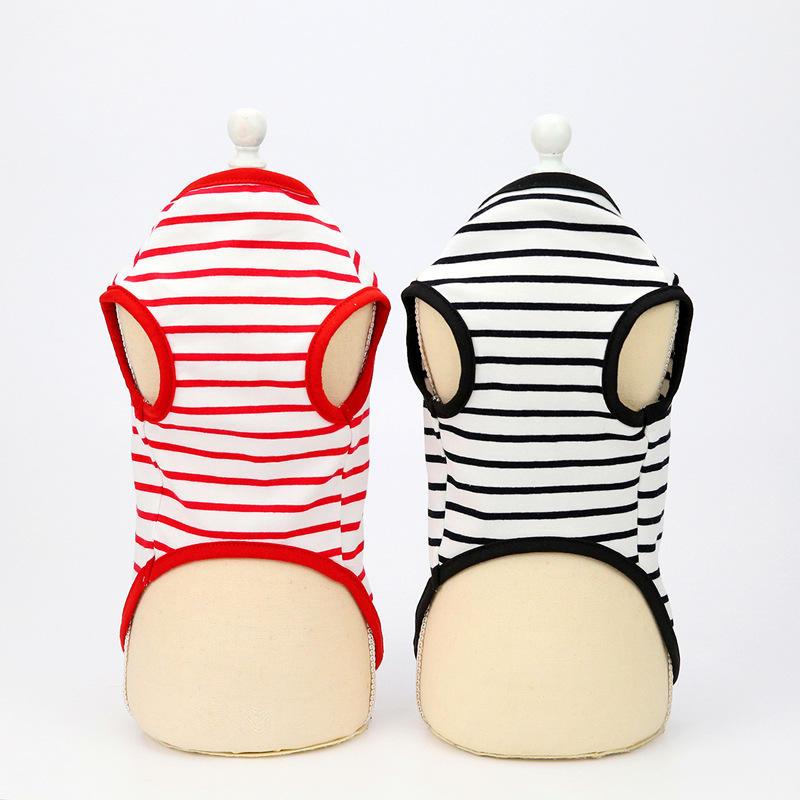 Pet Vest Custom Wholesale Classical Stripe Summer Dog Clothes