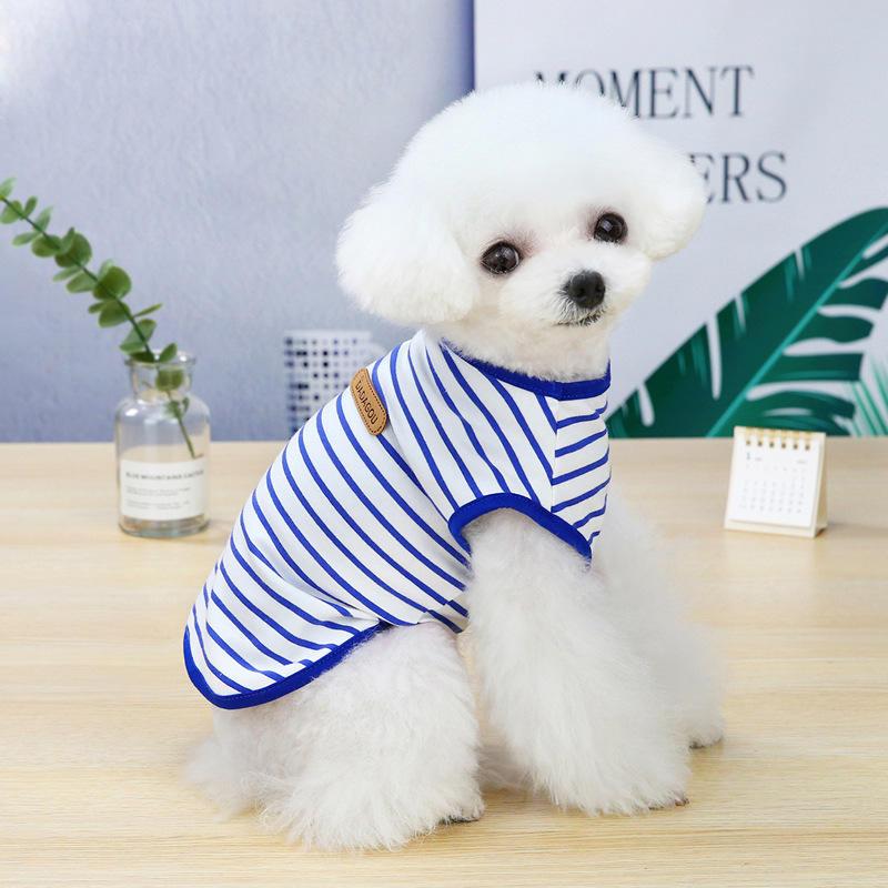 Pet Vest Custom Wholesale Classical Stripe Summer Dog Clothes