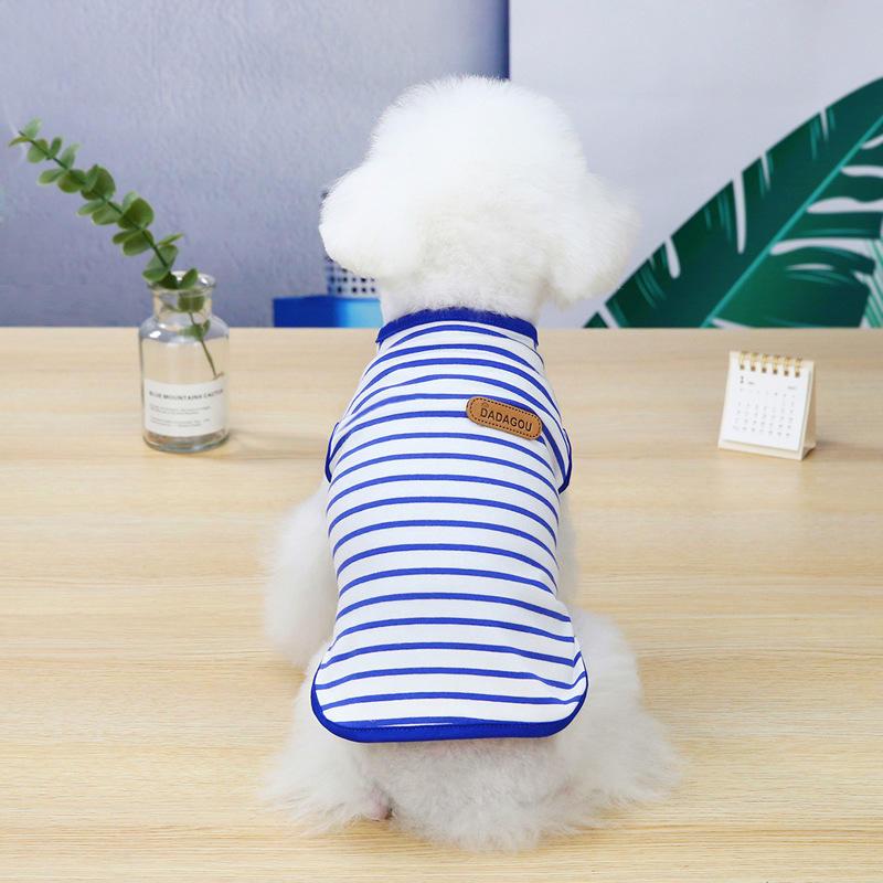 Pet Vest Custom Wholesale Classical Stripe Summer Dog Clothes