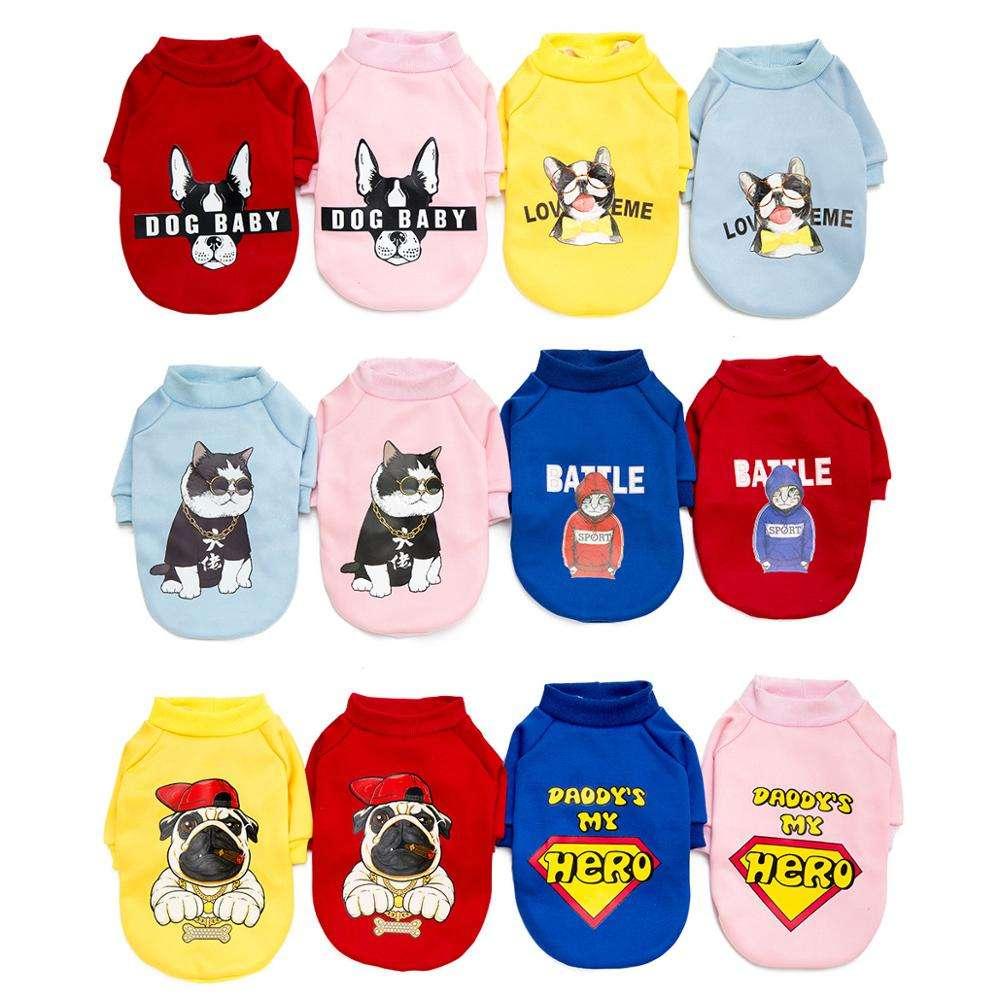 Autumn Winter New All Sorts Of Color All Sorts Of Design Cotton Fashionable Dog Coat