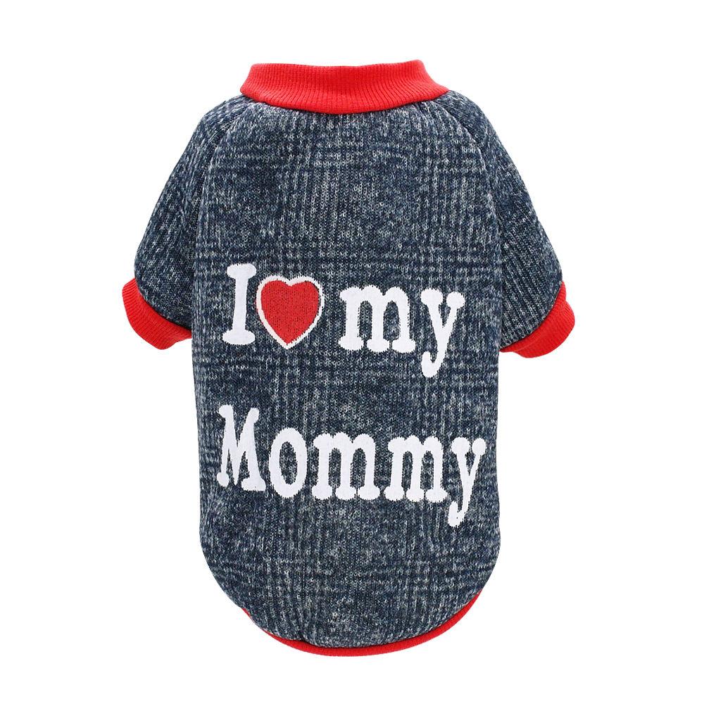 New Style Top Quality Lovely Pet Clothing T-shirt Warm Small Dog Clothes For Autumn Winter