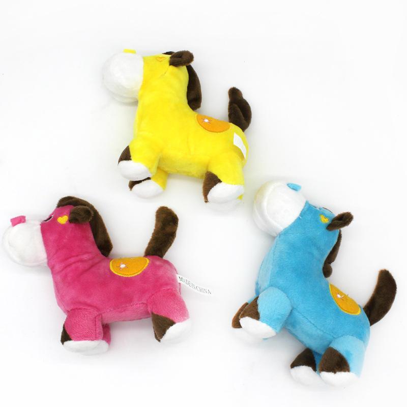 Cute Pony Soft Eco Friendly Dog Toys Custom Interactive Toys For Pets