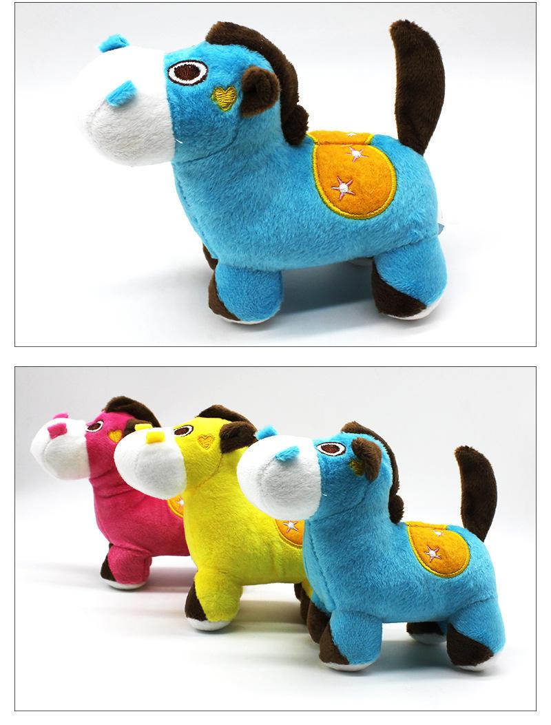 Cute Pony Soft Eco Friendly Dog Toys Custom Interactive Toys For Pets