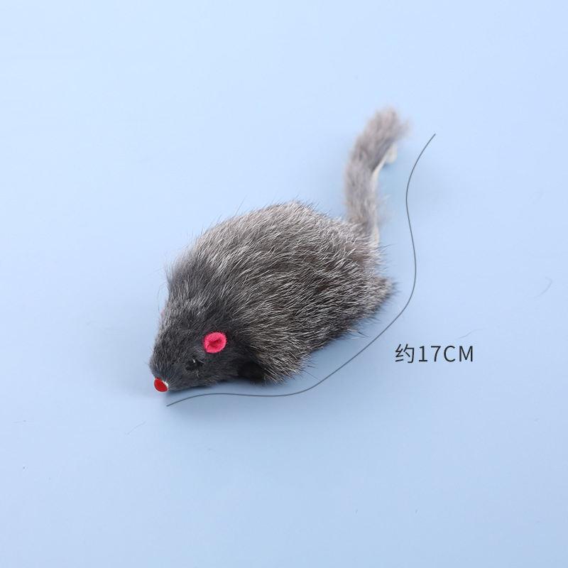 Large Rabbit Hair Mouse Modern Eco Friendly Cat Toys Interactive