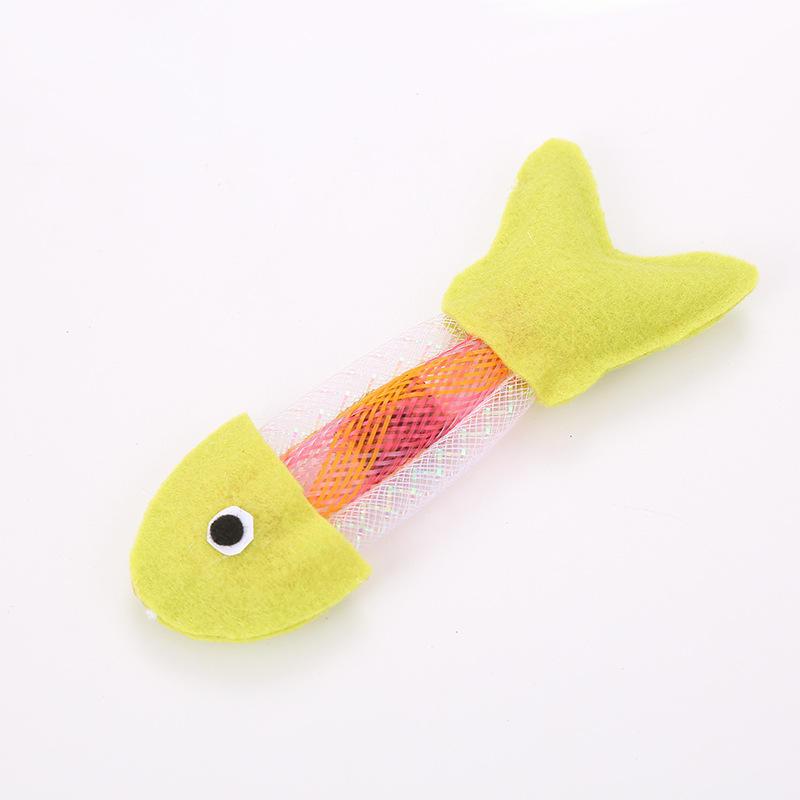 Non Woven Hose Spring Wood Polygonum Custom Funny Cat Fishing Toy From China Factory