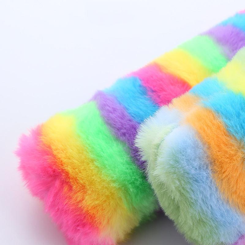 Pet Supplies Rainbow Stripe Sticker 2023 Cat Plush Toy Cat Toys Interactive With Catnip