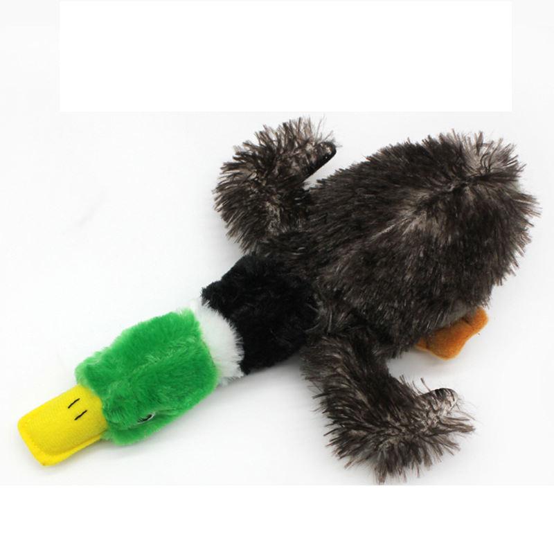 Duck Bite Resistant Throwing Dog Teething Toy Custom Plush Pet Toy