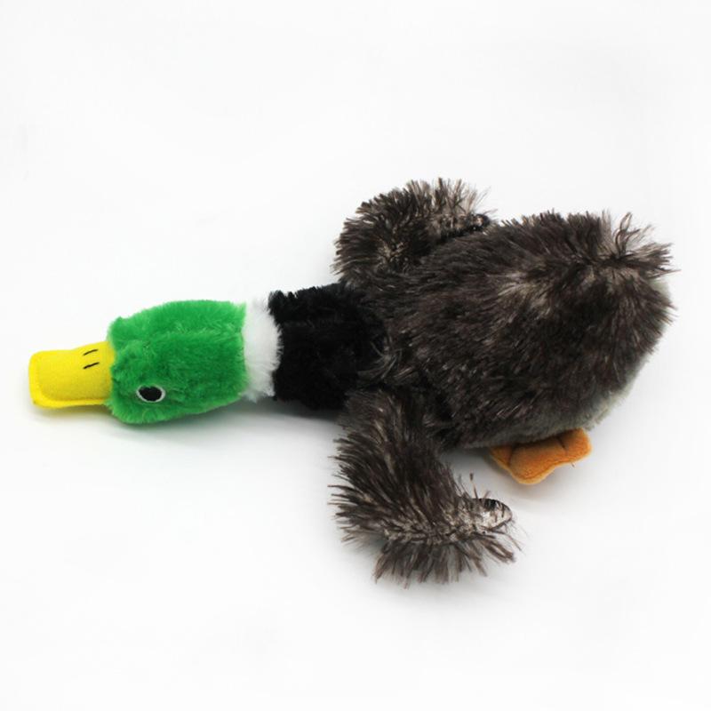 Duck Bite Resistant Throwing Dog Teething Toy Custom Plush Pet Toy