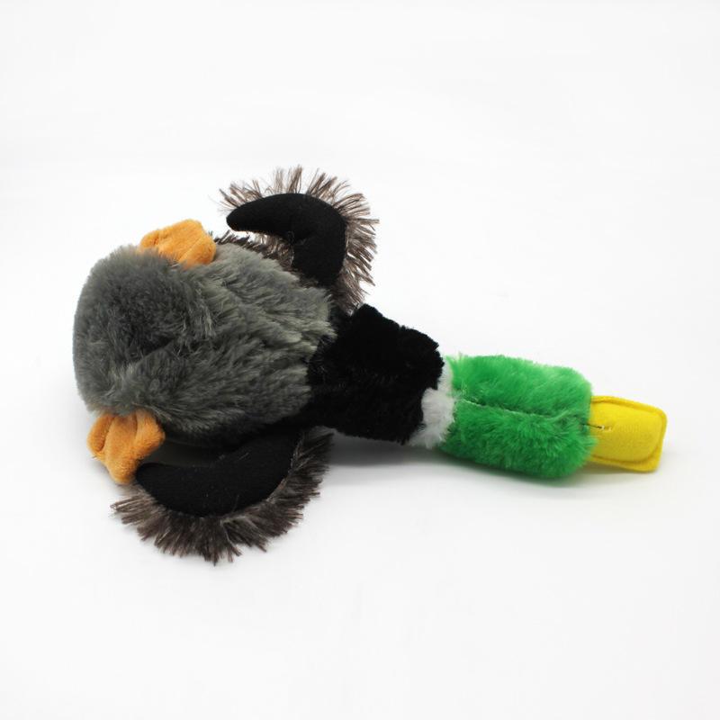 Duck Bite Resistant Throwing Dog Teething Toy Custom Plush Pet Toy