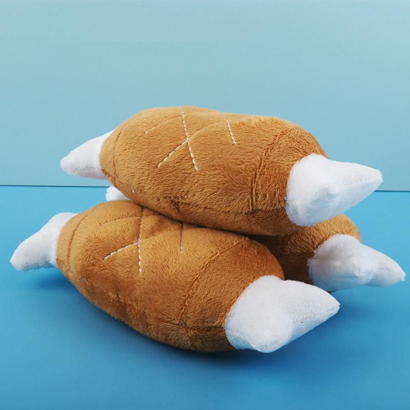 Drumsticks Style Custom Chew Eco Friendly Plush Dog Toy Interactive Squeaky Dog Toy