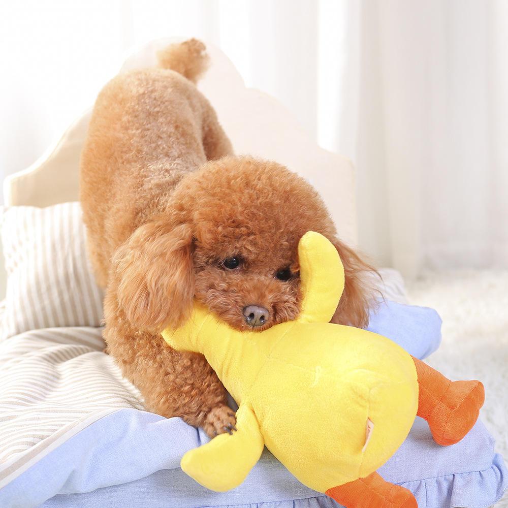 Dog Plush Toy Aggressive Chewers Pet Vocal Toy Bulk Wholesale Duck Toy For Dogs