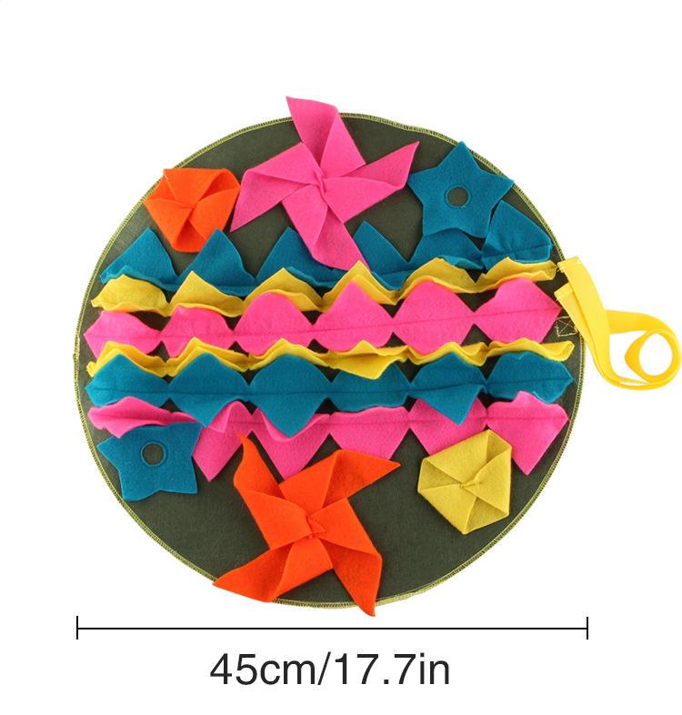 Wholesale Custom Manufacturer New Design Dog Snuffle Mat Interactive Dog Food Dispenser Encourages Foraging Skills Mat