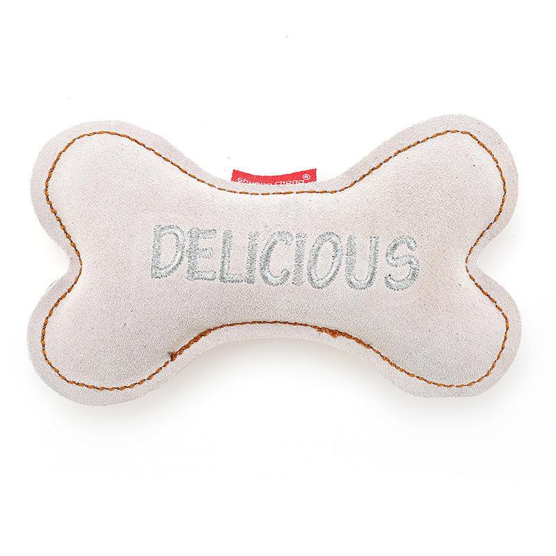 Interactive Pet Bite Toys Resistant Voice Dog Small Dog Chew Leather Pet Dog Toys Chewing