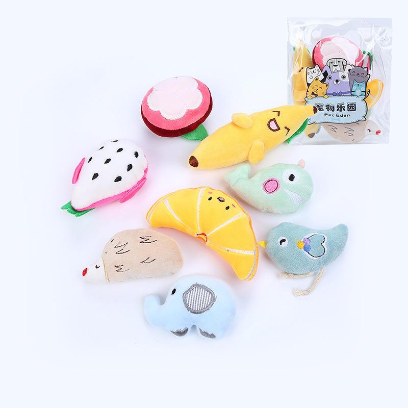 Combination Suit Gift Bag Interactive Dog Cat Pet Plush Ball Toys For Wholesale With Cheap Price