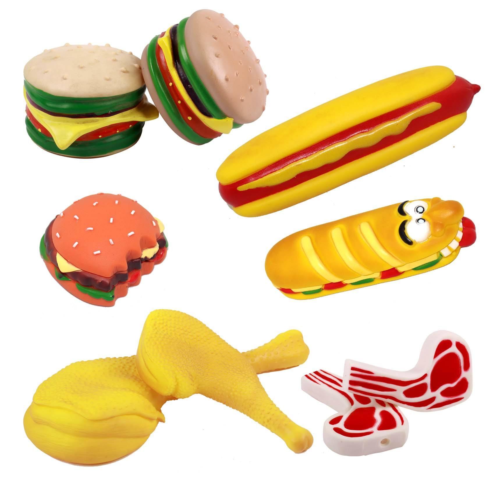 Pet Simulation Food Bb Called Toy Series Steak Hamburger Hot Dog Shape Summer Toy