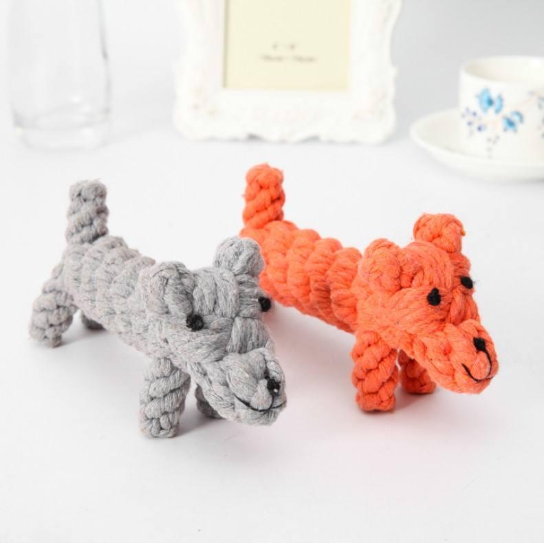 Wholesale Cute Durable Chew Custom Handmade Cotton Toothbrush Pet Dog Rope Toys