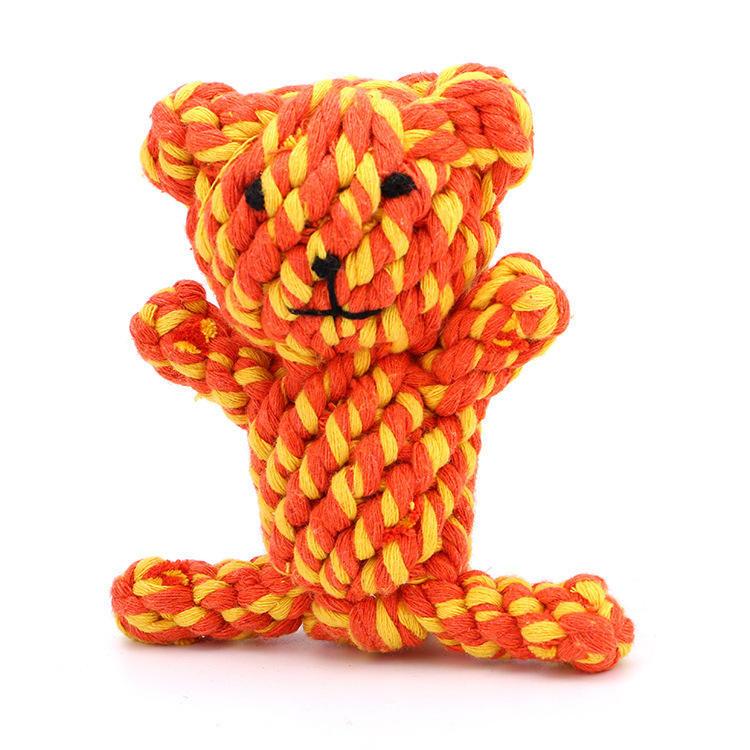 Cotton Rope Pet Eco Friendly Custom Interactive Indestructible Dog Rope Toy