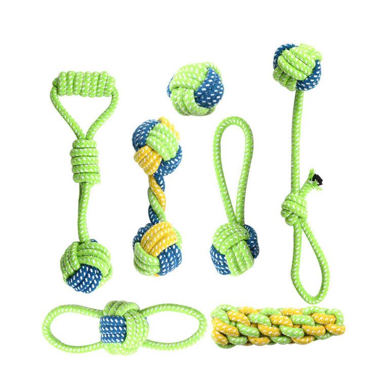 Cotton Rope Pet Eco Friendly Custom Interactive Indestructible Chew Dog Toy