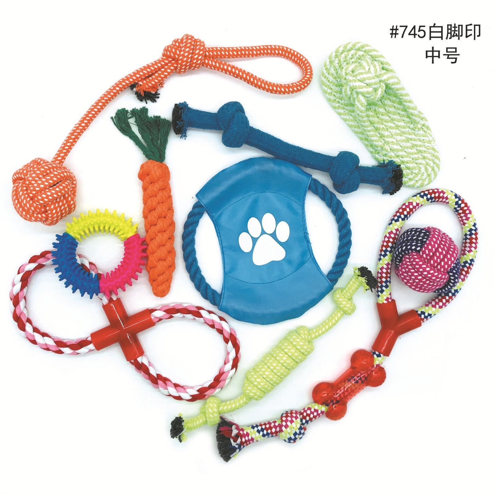 Wholesale Cheap Price Chew Dog Throw Rope With Toys For Online Dog Rope Toys Shopping