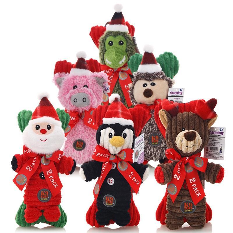 High Quality New Christmas Red Funny Soft Toys Dog