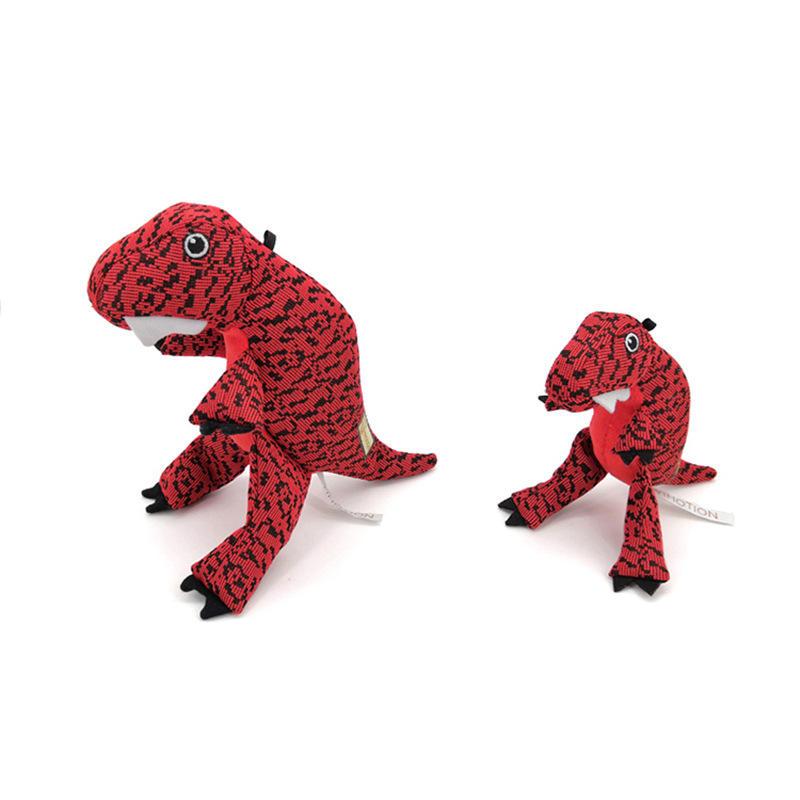 Fly Woven Dinosaur Pet Biting Toy Custom Funny Squeeky Dog Pet Toy