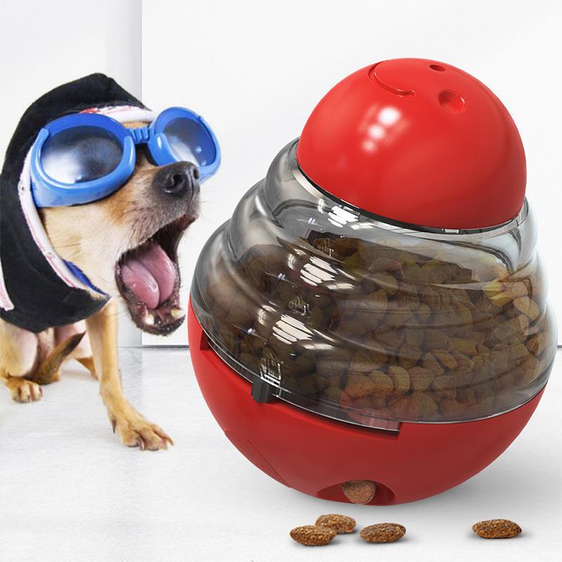 Dog Shaking Food Leak Ball With 2 Adjustable Leak Holes Self Feeding Puzzle Toy For Small Medium Dogs Cats Innovative Dog Toy