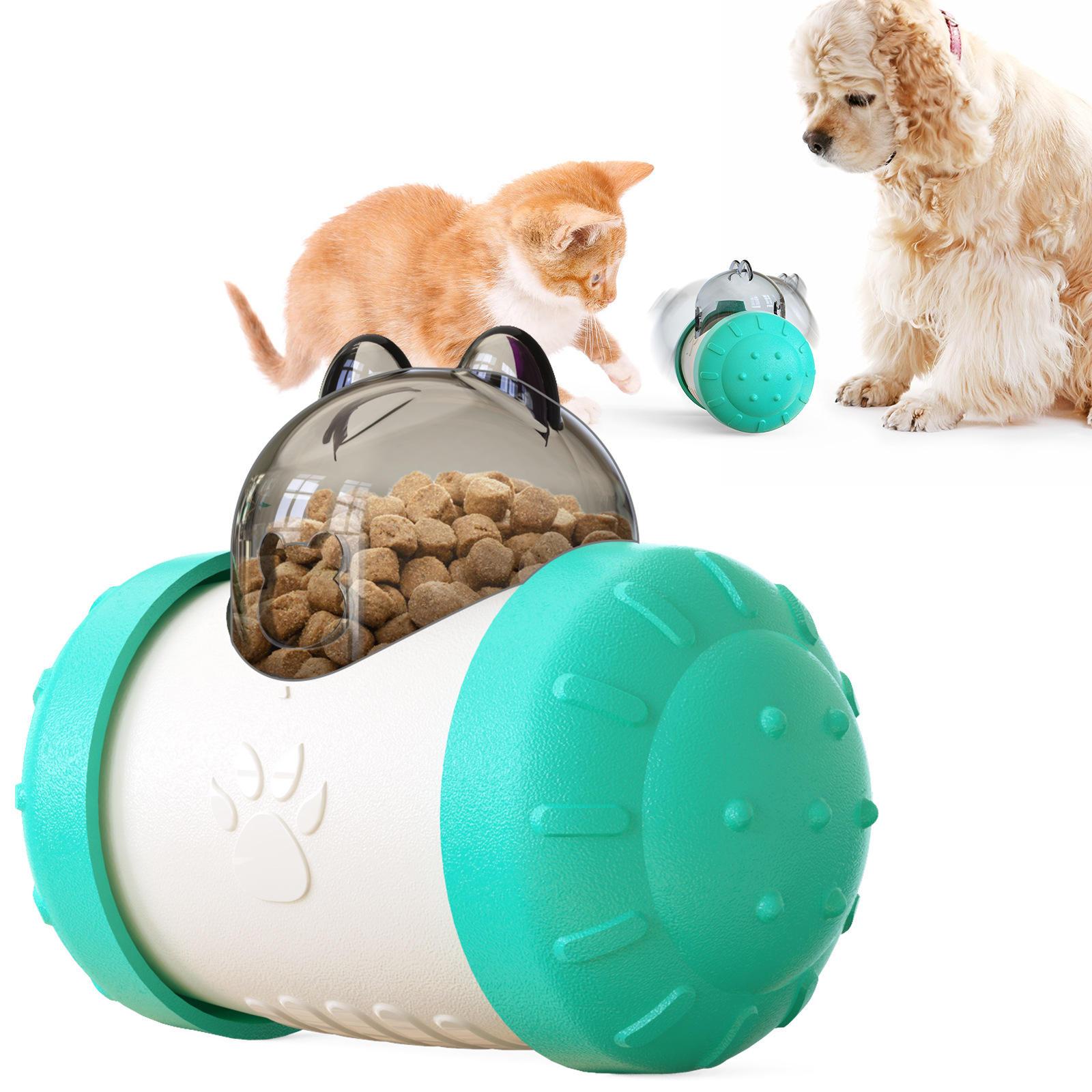 Pet Tumbler Interactive Toy Dog Shaking Food Leak Ball Dog Feeding Toy Puppy