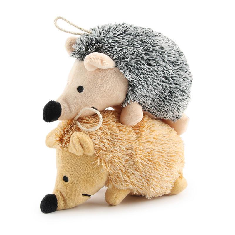 Hot Selling Pet Soft Chew Toy Little Hedgehog Nibble Toy Plush Pet Supplies Dog Puzzle Toy