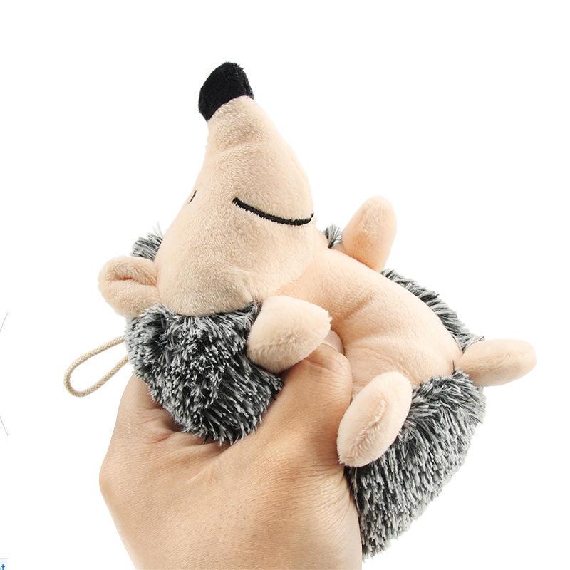 Hot Selling Pet Soft Chew Toy Little Hedgehog Nibble Toy Plush Pet Supplies Dog Puzzle Toy