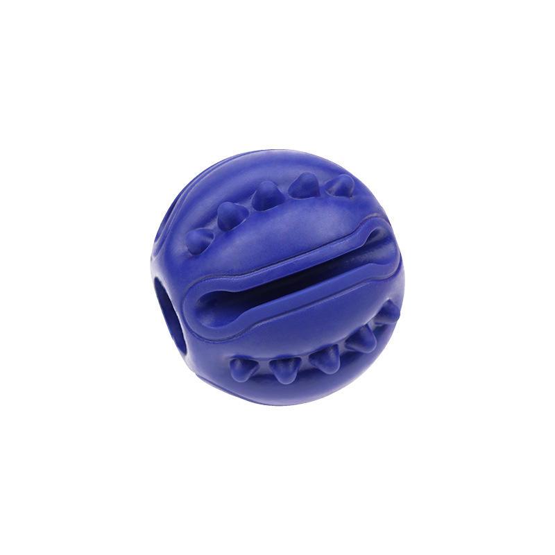 Pet Tooth Cleaning Chewing Iq Treat Balls Food Dispenser Treat Feeder Chew Ball Ball Training Toy Food Dispensing For Pet