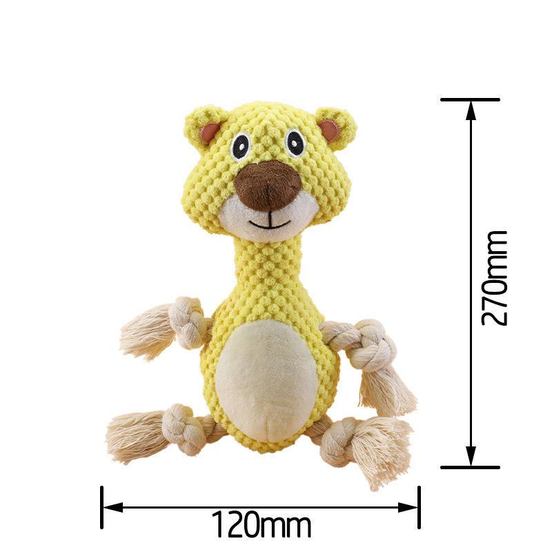 Wholesale For Online Shopping Interactive Pet Toys Plush Squeaky For Dog Sample Welcomed