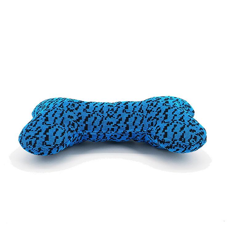 2022 Fly Woven Bones Pet Chew Toy Indestructible Bite Resistant Sounding Toy