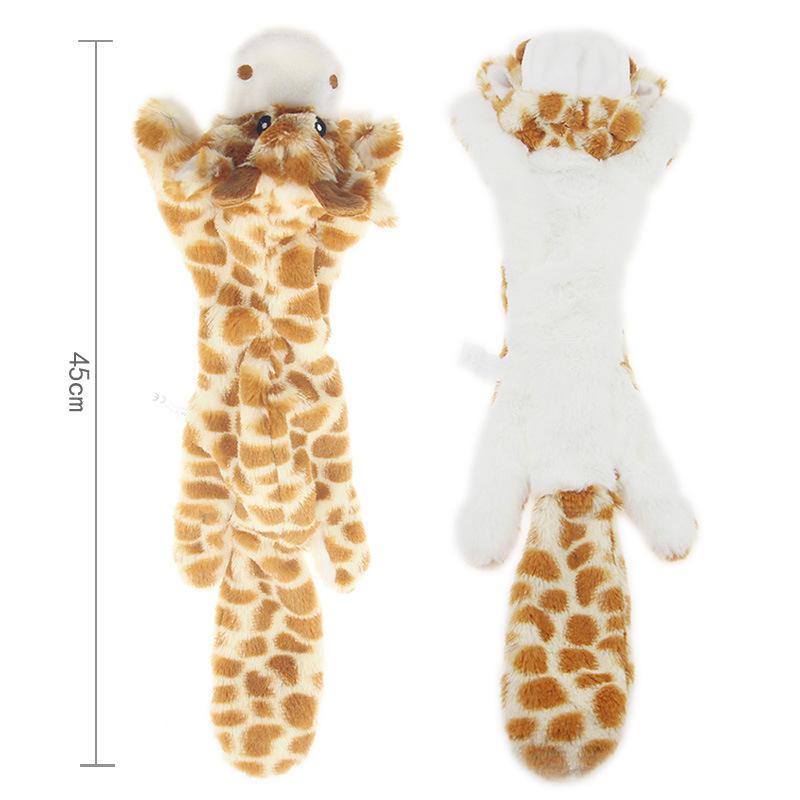 2022 Hot Sale High Quality Interactive Animal Shaped Squeaky Plush Dog Toy