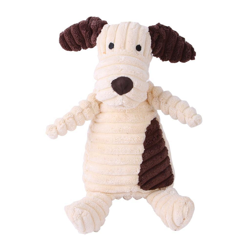 New Chewing Squeaky Cartoon Animal Sex Eco Friendly Plush Dog Pet Toys